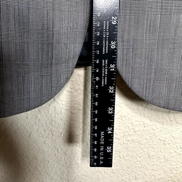 BROOKS BROTHERS Fitzgerald Made Italy Suit Jacket 42L/36 Wool Prince Of Whales - Picture 7 of 12